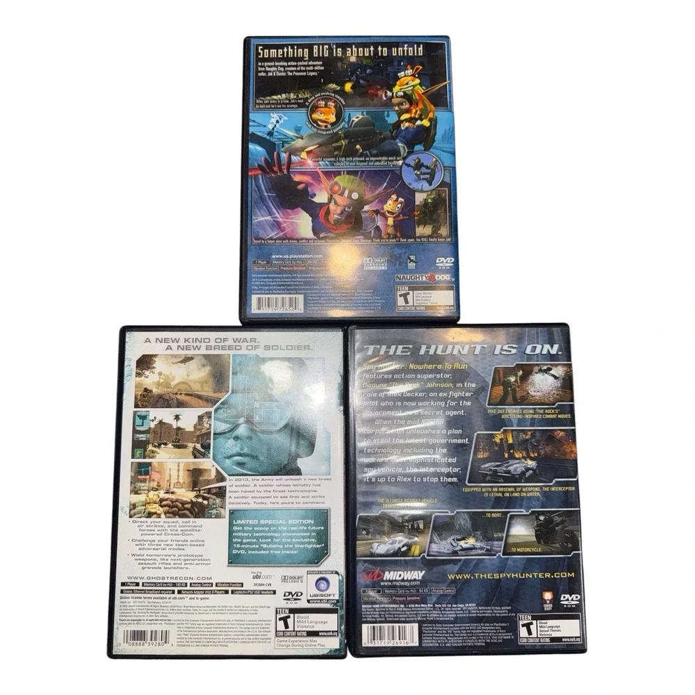 Lot Of 3 PS2 Games CIB with Manuals Untested